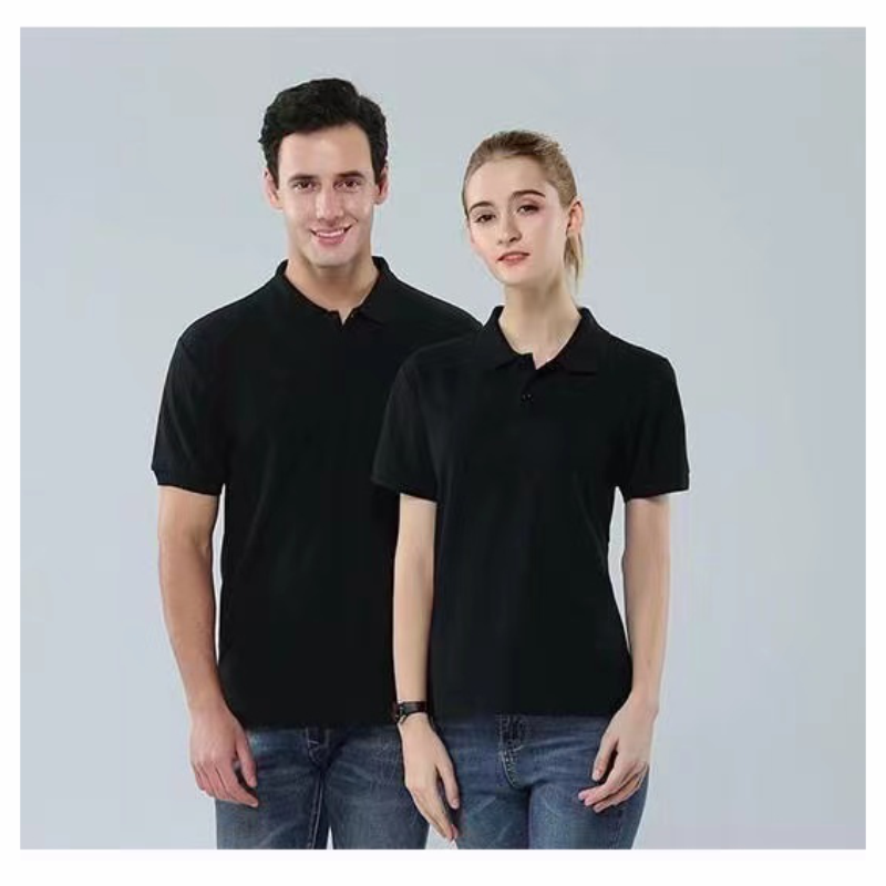 Men's Summer Solid Color Lapel - Polo Shirt Pique avaliação e preço