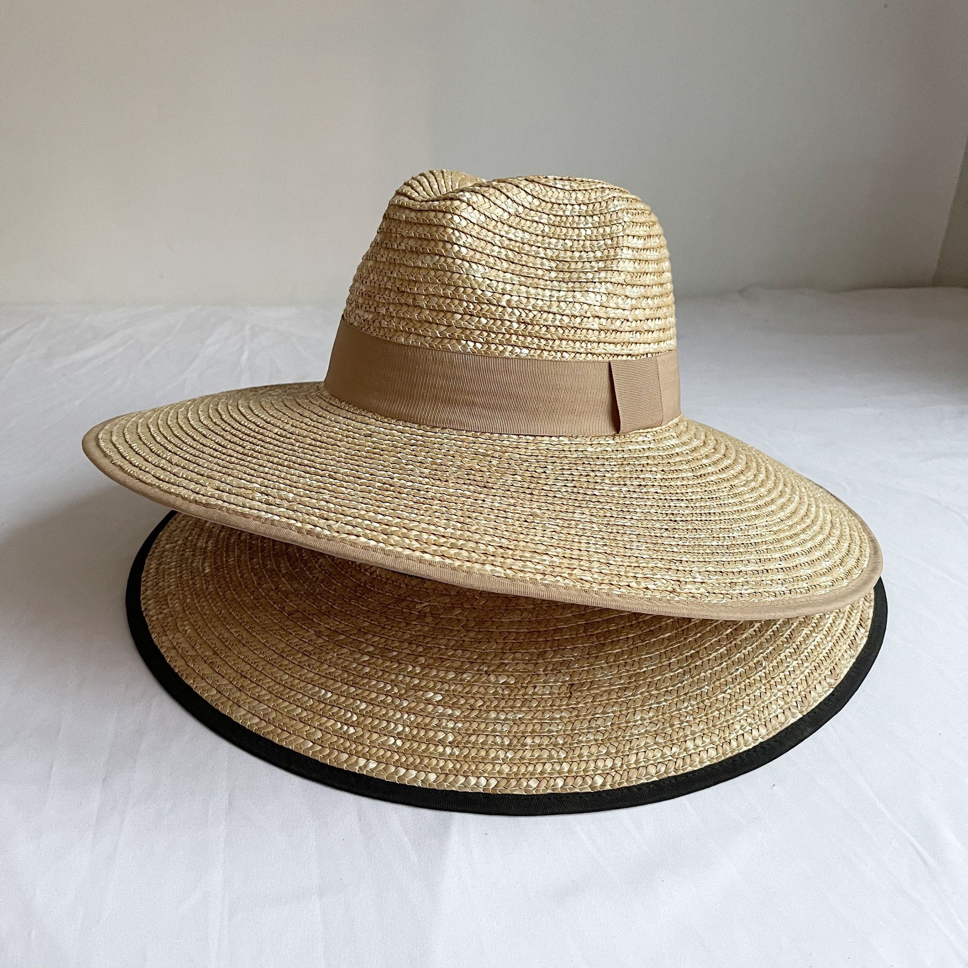 New Natural Straw Panama Hats  - Bucket Hat Straw avaliação e preço