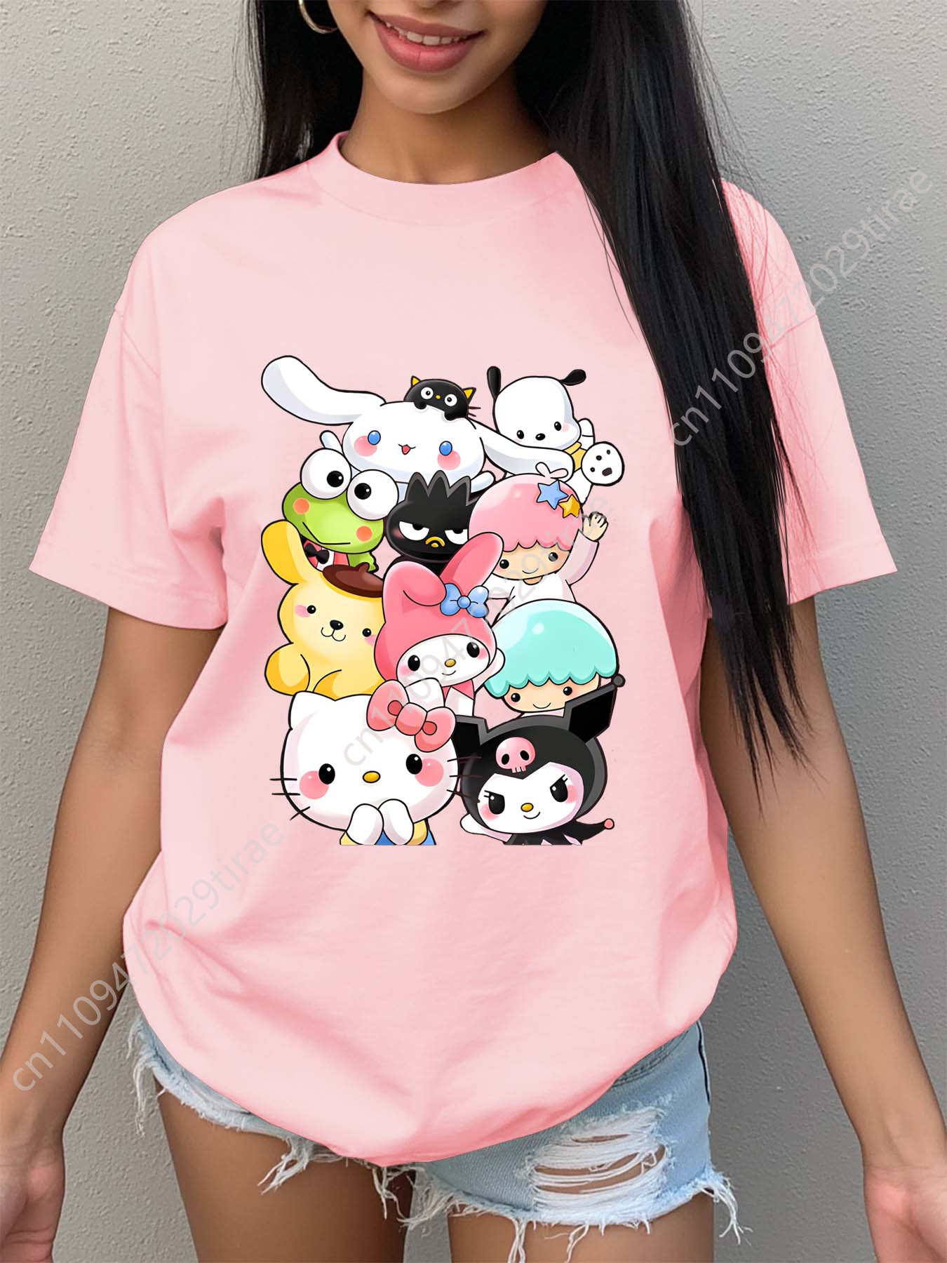 Women'S Sanrio Character Print - Tee Graphic Print avaliação e preço