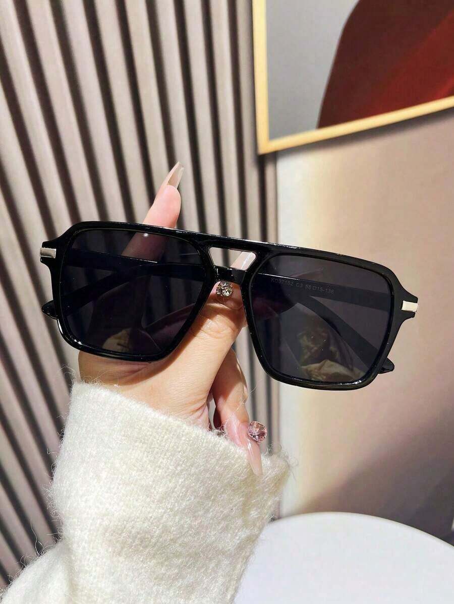 Fashion Double Bridge Aviator  - Sunglasses Aviator Polarized avaliação e preço