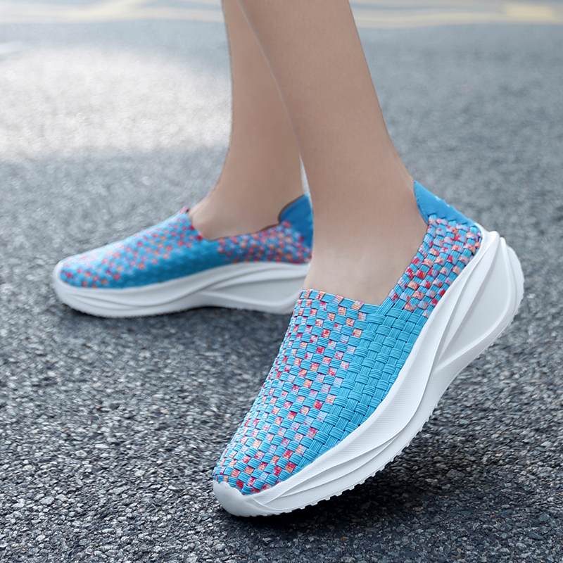 Women Woven Shoes Loafers Plat - Espadrille Slip On avaliação e preço